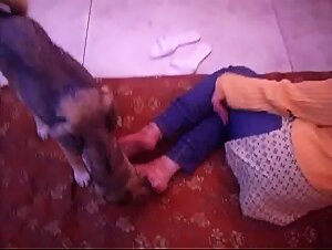 Indian Bestial Desire: Fiery Dog, Intoxicating Feet