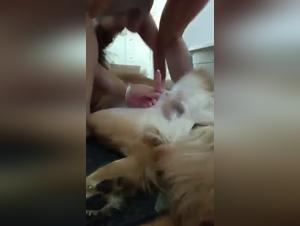 Canine Debauchery: Milf With Big Breasts Exploits Her Passion