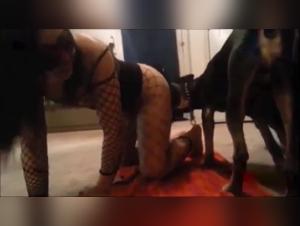 Animal Debauchery: A Teenage Girl Devours Her Desire with a Dog
