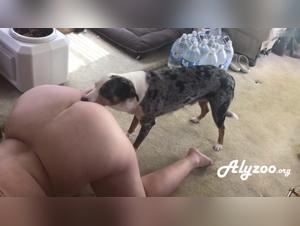 Bestial domination: BBW and its canine desire