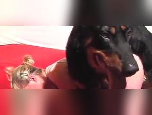 Kerstin's Wild Obsession: A Forbidden Affair with Her Dog