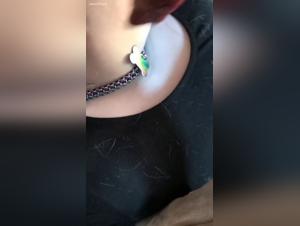 Dog's Obsessive Delight: Extensive Licks and Sucks