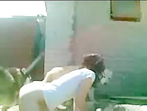 Mujer y su fiel companero canino