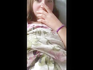 Adorable Hairy Teen and Her Four-Legged Best Friend
