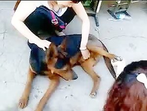 Full bestiality video: Forbidden experiment with a dog