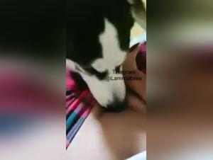 Dark Desires: Latina Teen Exploits Her Doggy Call