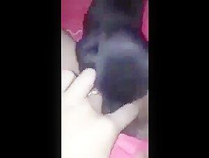 Woman and Dog: A Forbidden Encounter