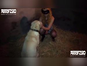 Bestial Desire: Wild Blonde and Dog
